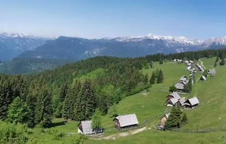 Alpesi faház Stara Jelka Pokljuka Zgornje Gorje